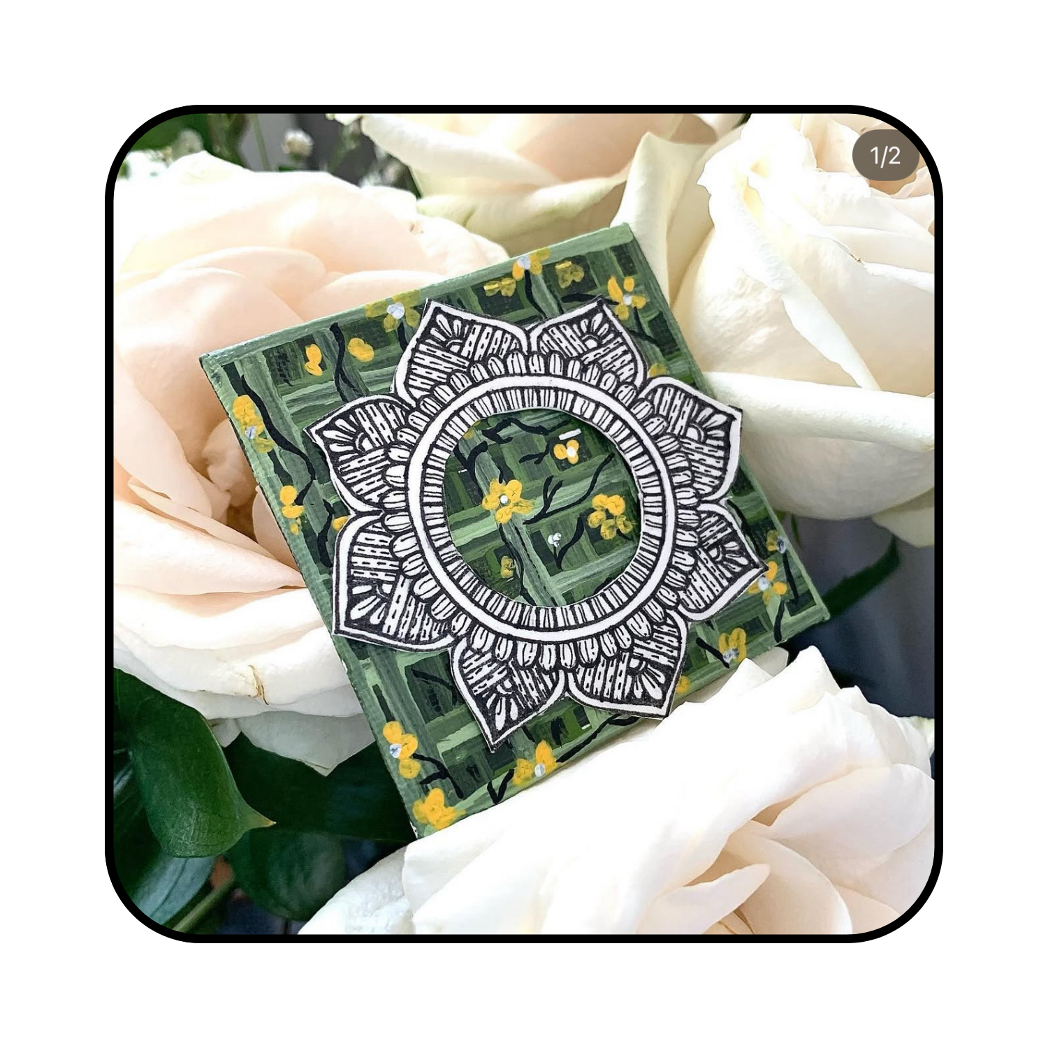 Pen and Acrylic Paint on Canvas