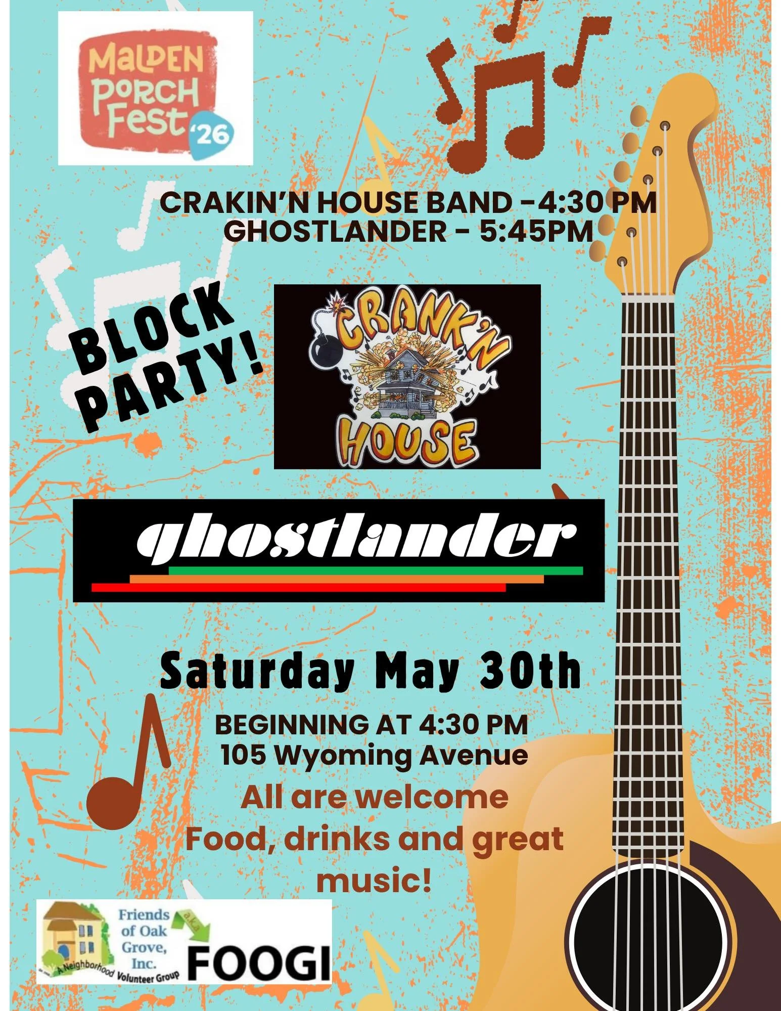 Malden PorchFest FOOGI Block Party