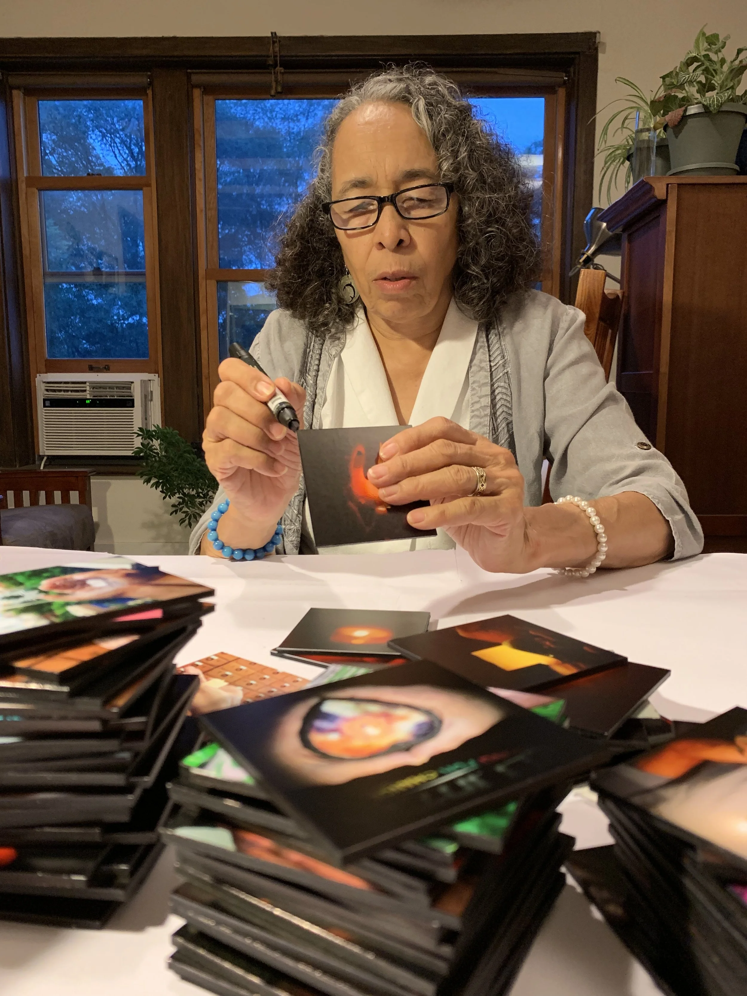 Educator, oral historian & storyteller, as well as the beloved spouse of Bob & my friend, Kathy Rice Reddy assisted us during the fabrication of 750. Thanks, Kathy!