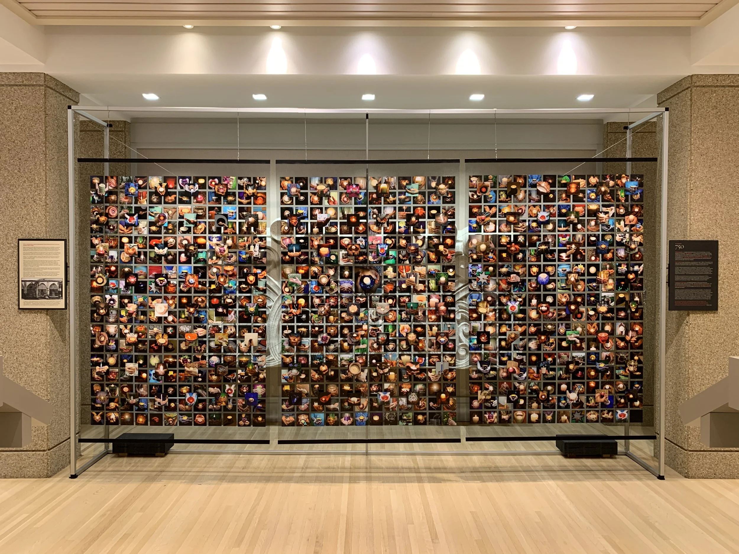 750 installation at the Bahá'í House of Worship Welcome Center, Wilmette, Illinois in 2019.