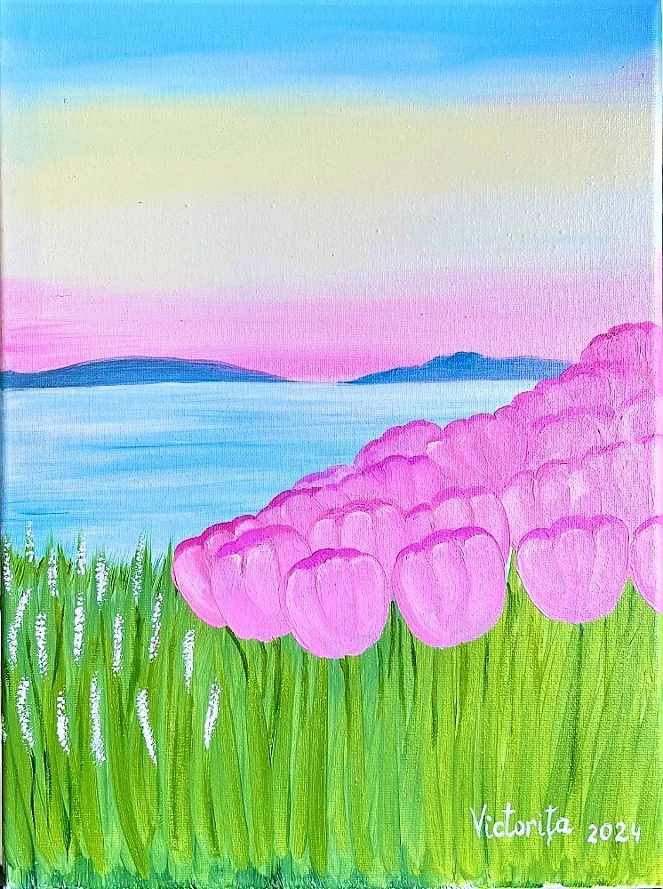 Peaceful Harmony, oil on canvas, 12x16", 2024
