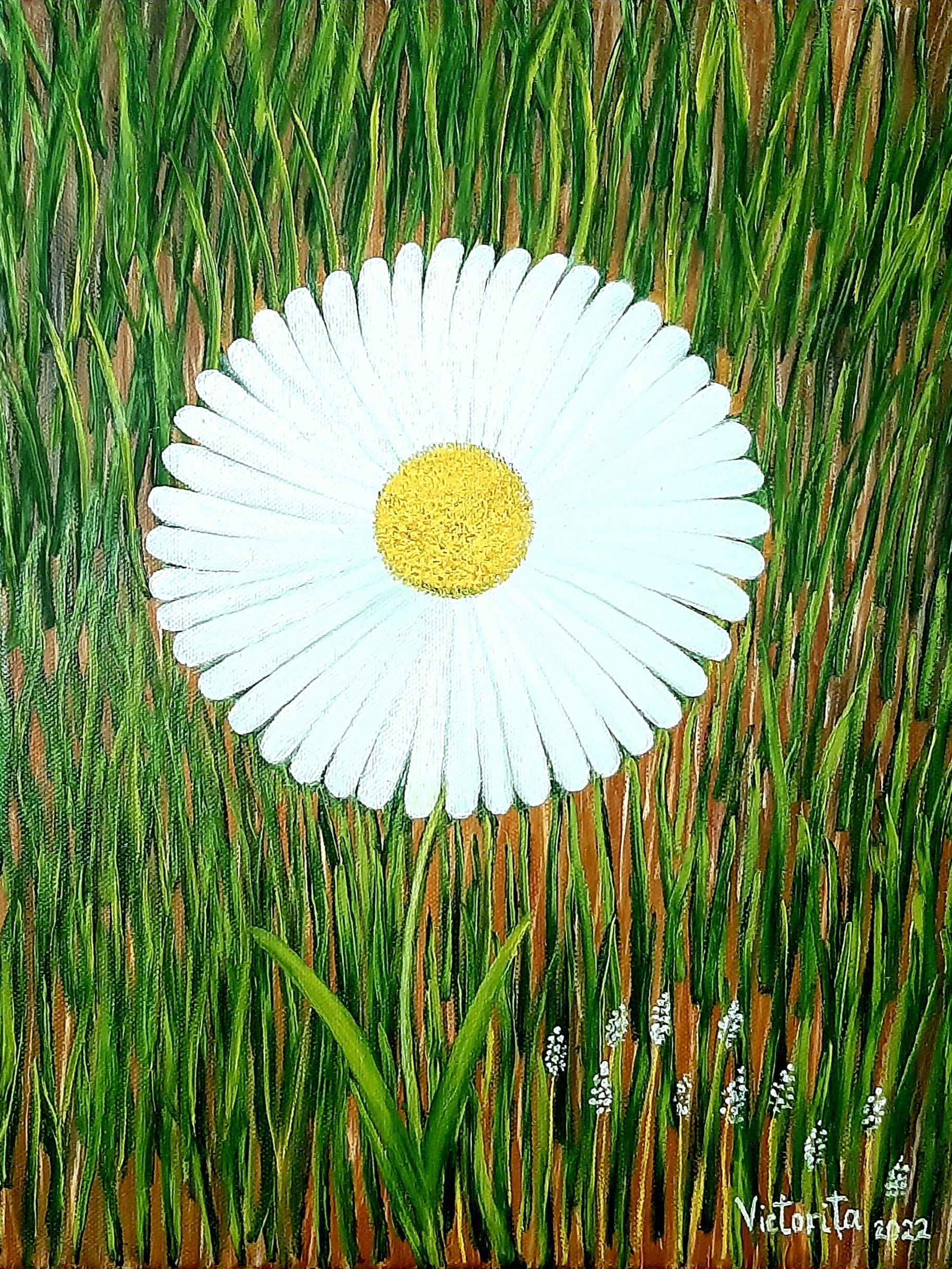 Gentle innocence, oil on canvas, 12x16", 2022