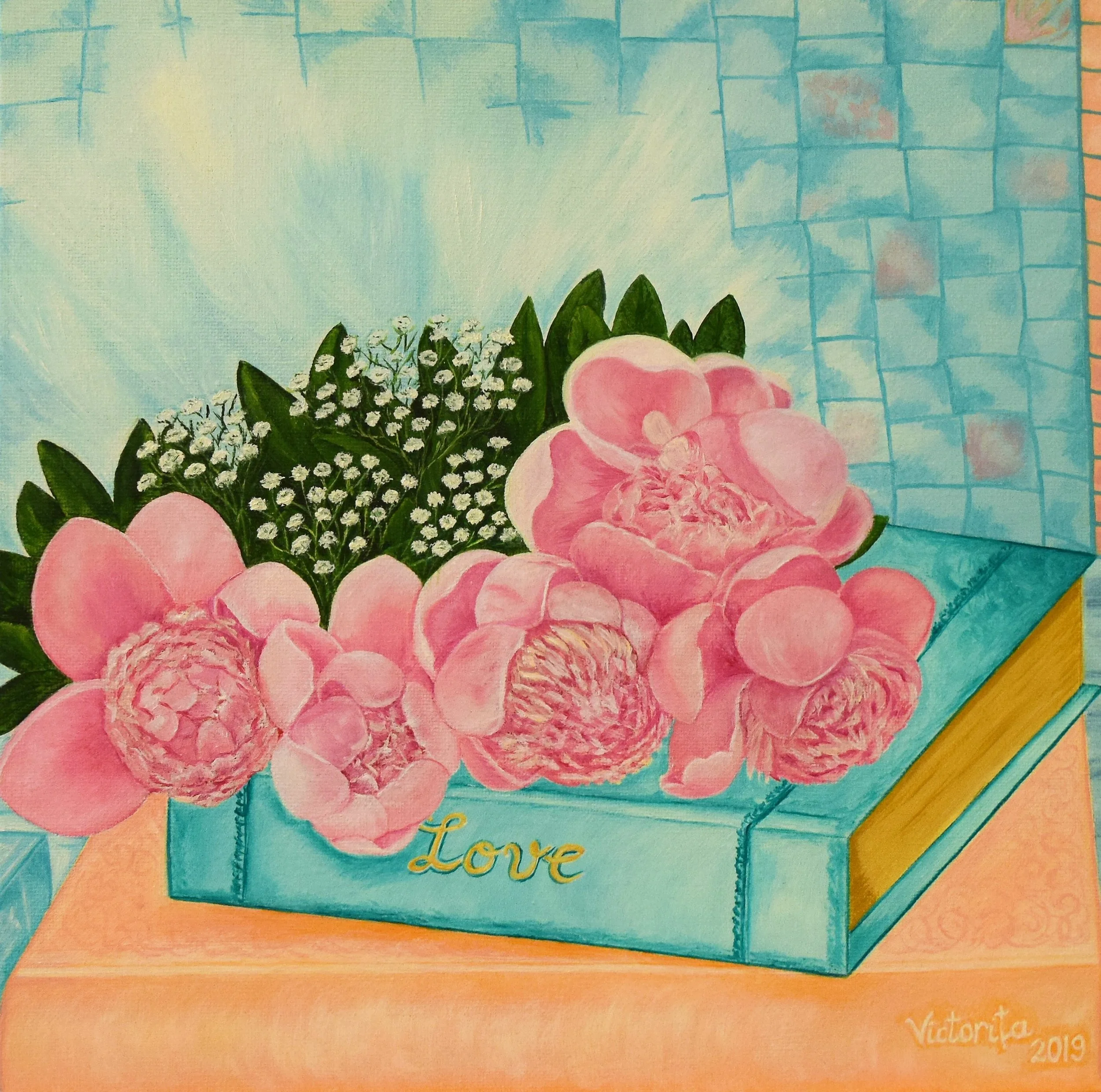 Noble honor, oil on canvas panel, 2019