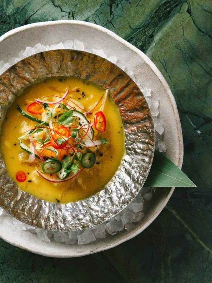Bright, bold, and full of flavor. Our Ceviche Amarillo brings together fresh hamachi, vibrant aguachile amarillo, and a crisp mix of mango, cucumber, and red onion for a dish that&rsquo;s equal parts refreshing and fiery.

#torosnowmass #viceroysnowm