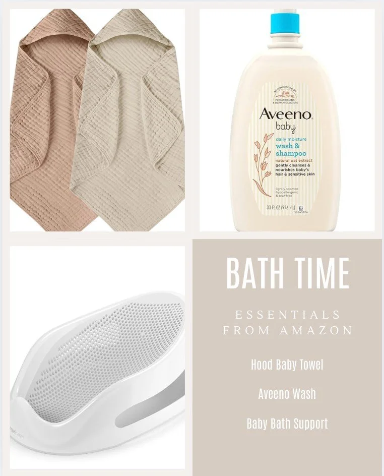 🛁 Bath time = the best time! 💦

We&rsquo;re sharing our top bath time must-haves that make your little one&rsquo;s routine extra cozy and fun:
🧼 Aveeno Baby Wash &ndash; gentle on baby&rsquo;s skin and smells amazing!
🛁 Baby Bath Support &ndash; 