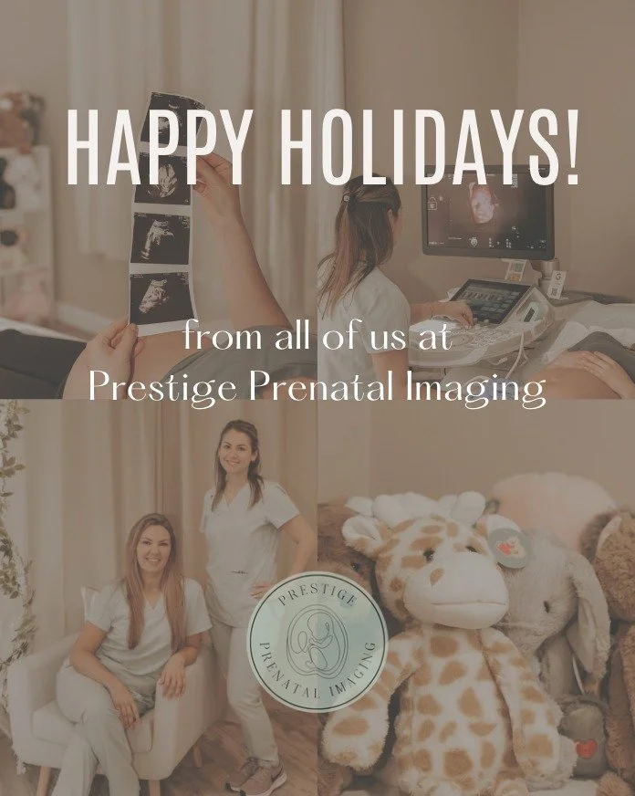 This holiday season, we are filled with gratitude. ❤️
Thank you to all the families who trusted Prestige Prenatal Imaging to be part of your journey.
We wish you a safe and happy holiday season and can&rsquo;t wait to meet all the families and babies