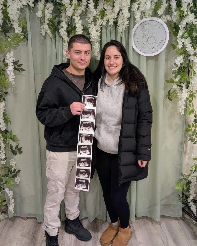 A huge congratulations to this sweet couple on the arrival of their first baby! ✨
We loved being part of their journey and helping them capture special images to share with family during the holidays.
We are so excited for you both and can&rsquo;t wa