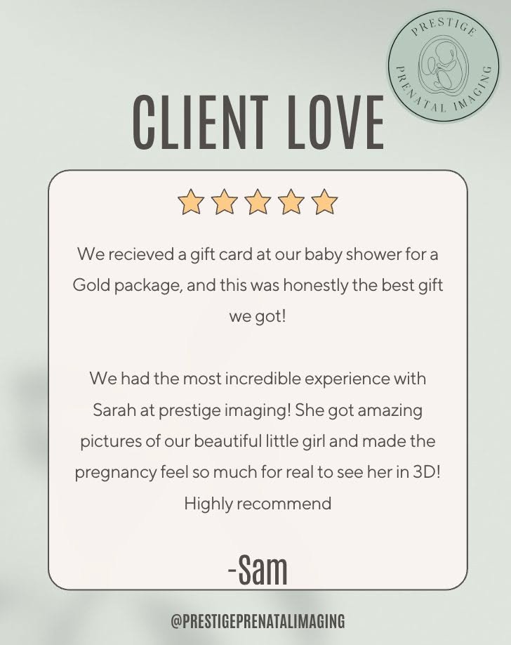 Reviews like this truly mean everything to us 🤍

We are so grateful when families trust us to be part of such a special time in their lives. Hearing that these moments become cherished memories and even &ldquo;the best baby shower gift&rdquo; remind