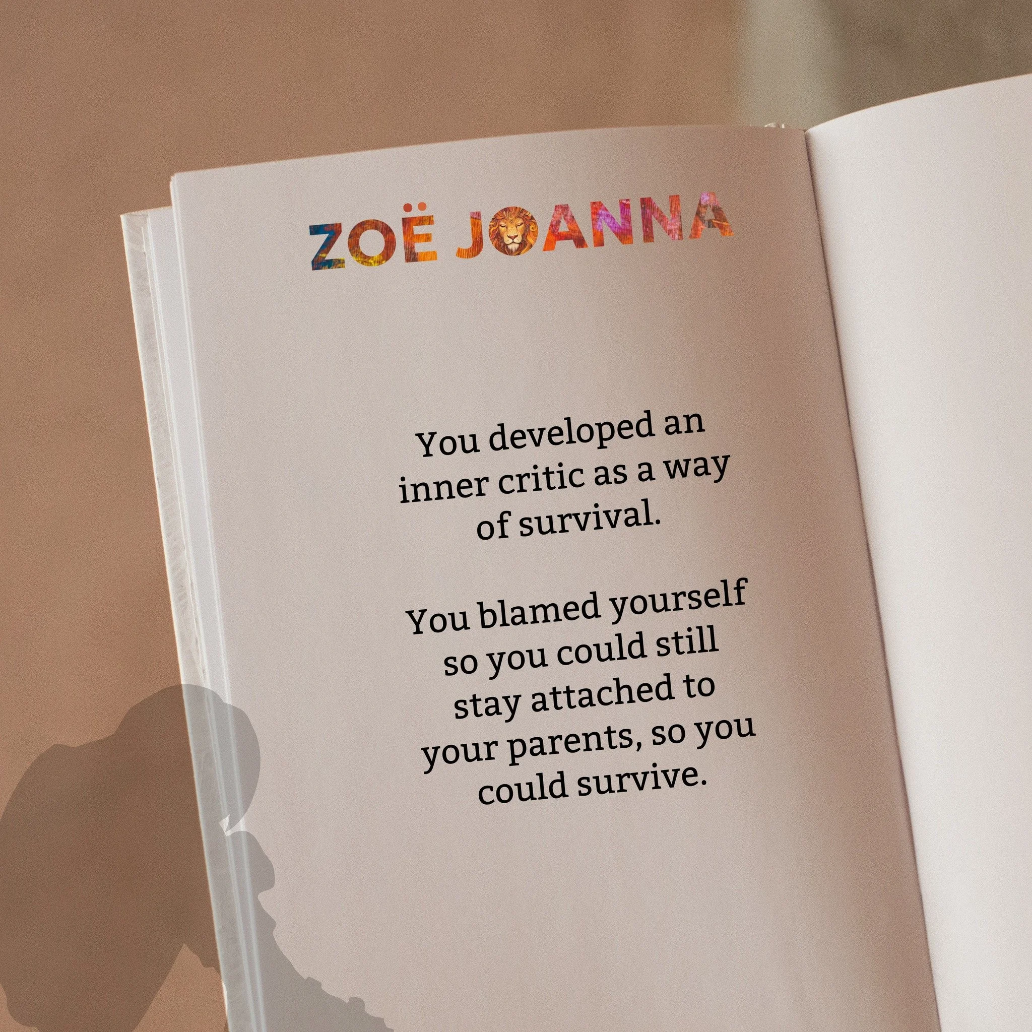 Did you know your inner critic once kept you safe?

As children, we&rsquo;ll do almost anything to stay attached to our caregivers because our survival depends on it.

That can mean turning the blame inward. Instead of thinking &ldquo;my parent isn&r