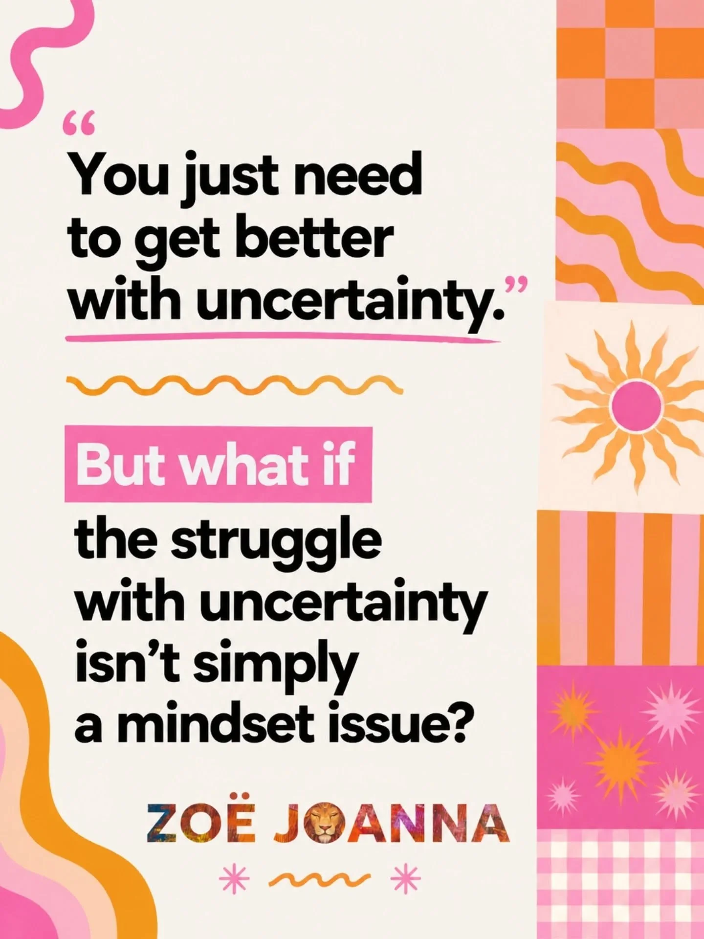 "You just need to get better with uncertainty."

This is something many autistic and AuDHD people hear throughout their lives.

But what if the struggle with uncertainty isn't simply a mindset issue?

What if it's not something that needs f