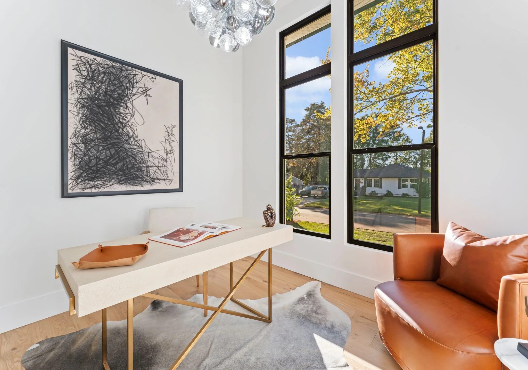 Sleek and modern home office