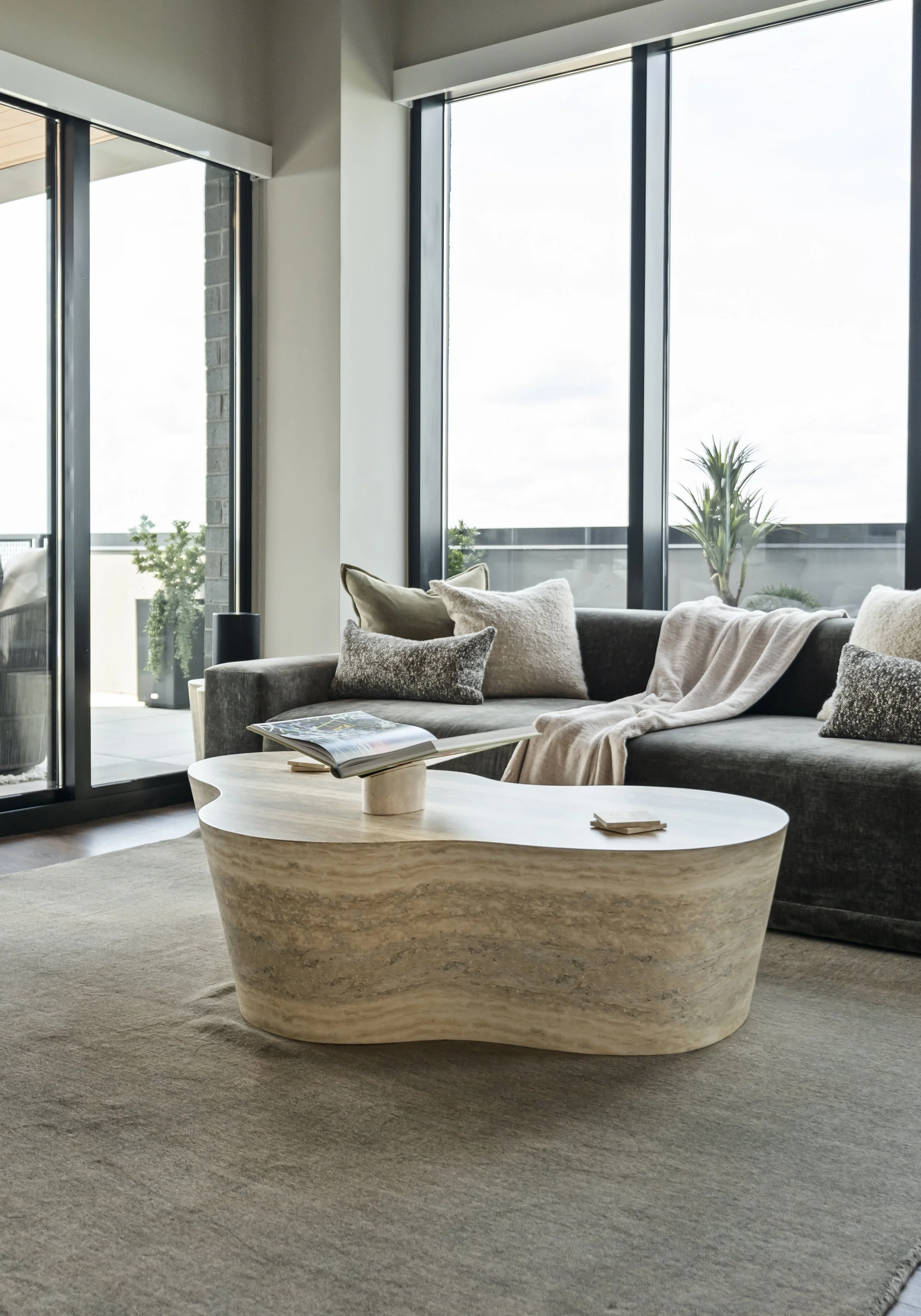 Modern organic living room