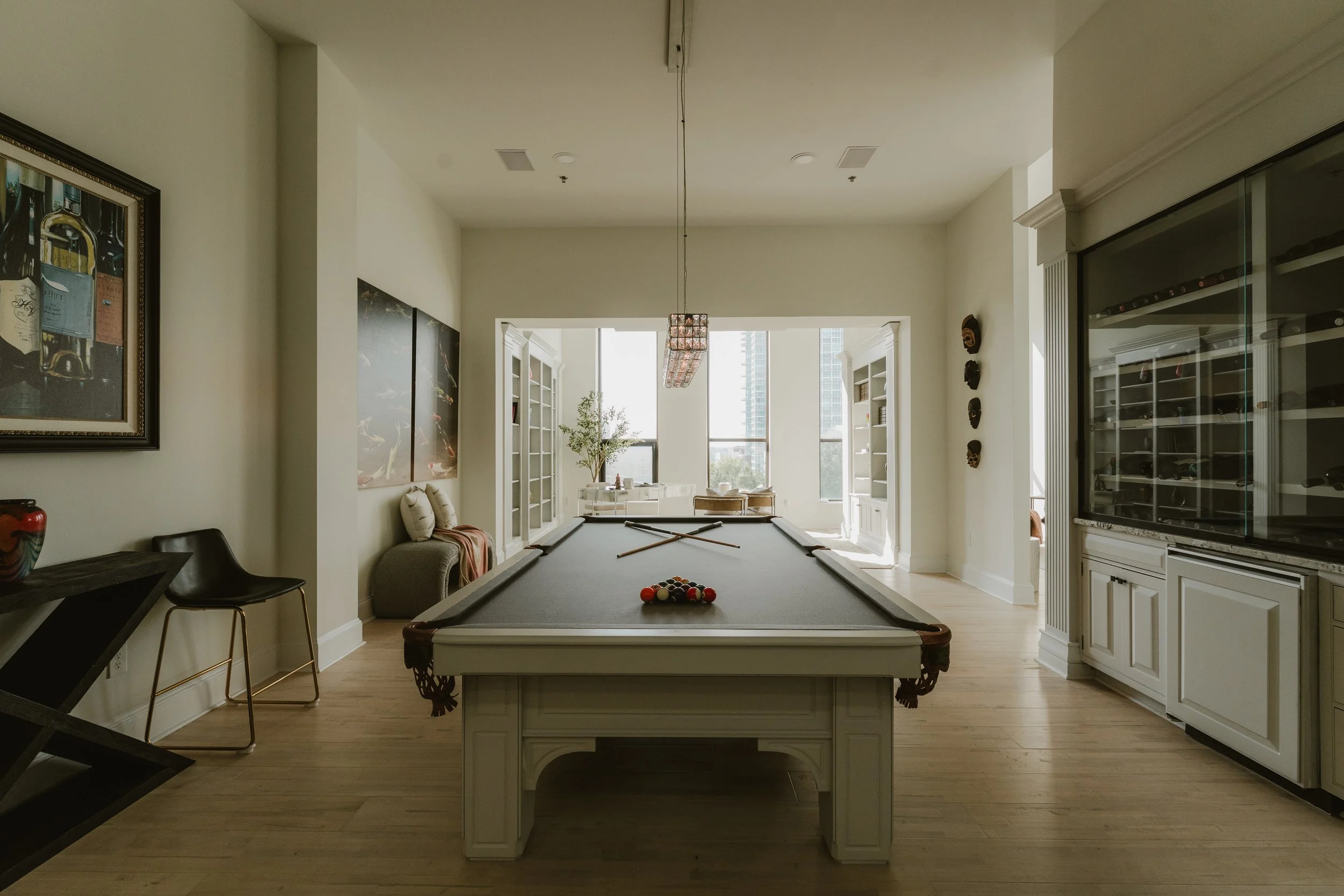 Sophisticated home game room