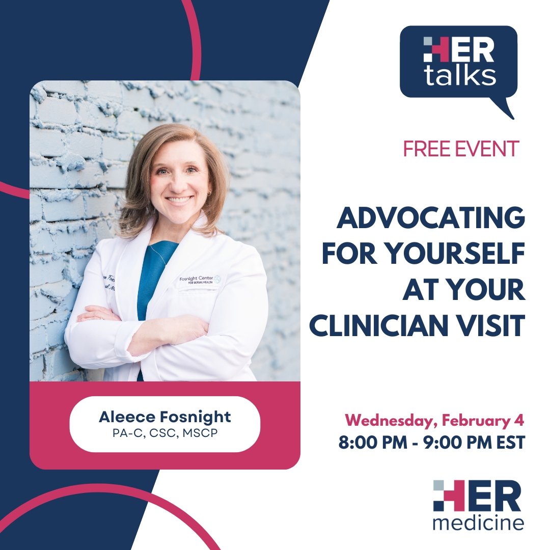 Advocating for Yourself at Your Clinician Visit - Aleece Fosnight, PA-C, CSC, MSCP