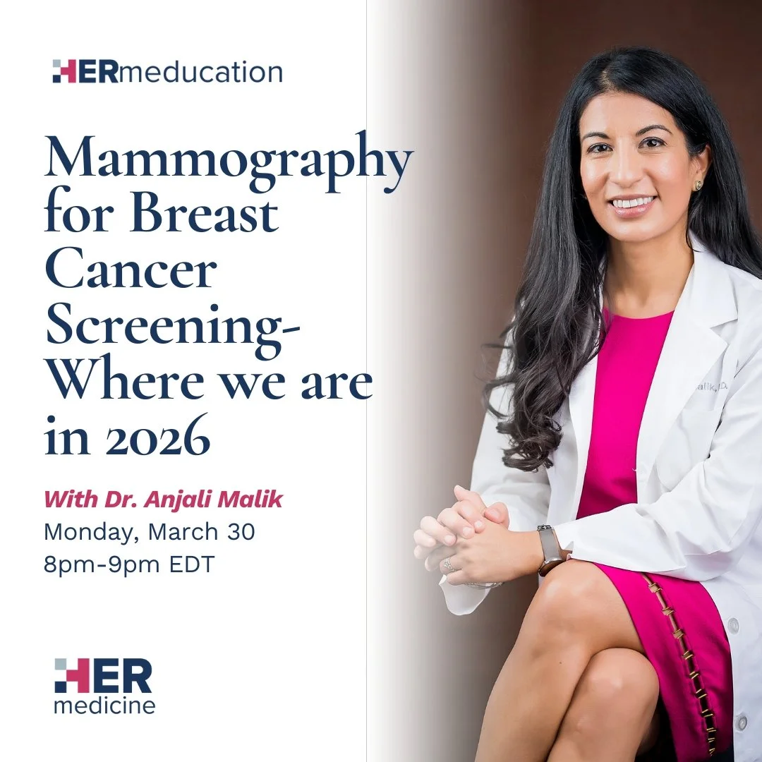 Mammography for Breast Cancer Screening- Where we are in 2026 - Anjali Malik, MD