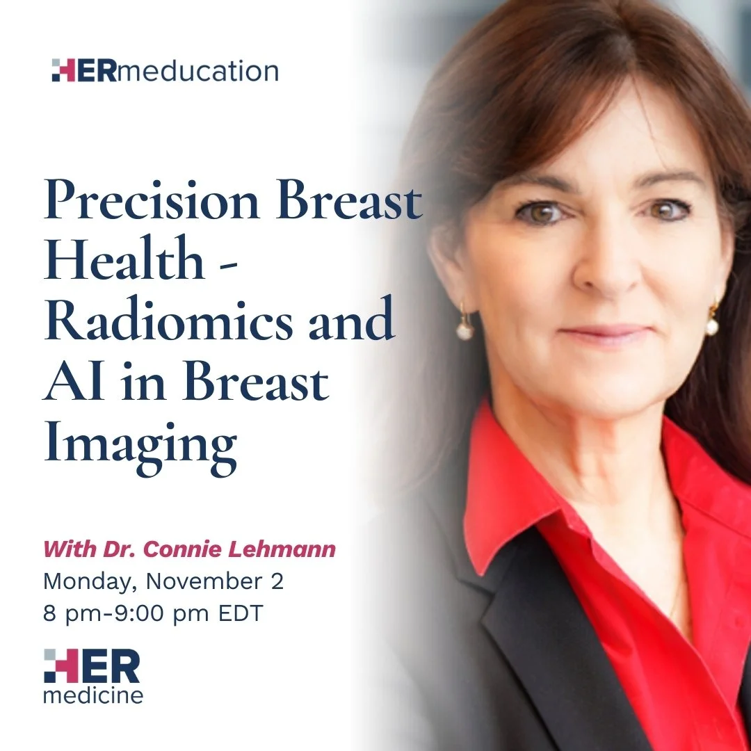 Precision Breast Health - Radiomics and AI in Breast Imaging - Connie Lehman, MD, PhD