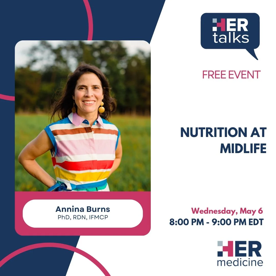 Nutrition at Midlife - Annina Burns, PhD, RDN, IFMCP