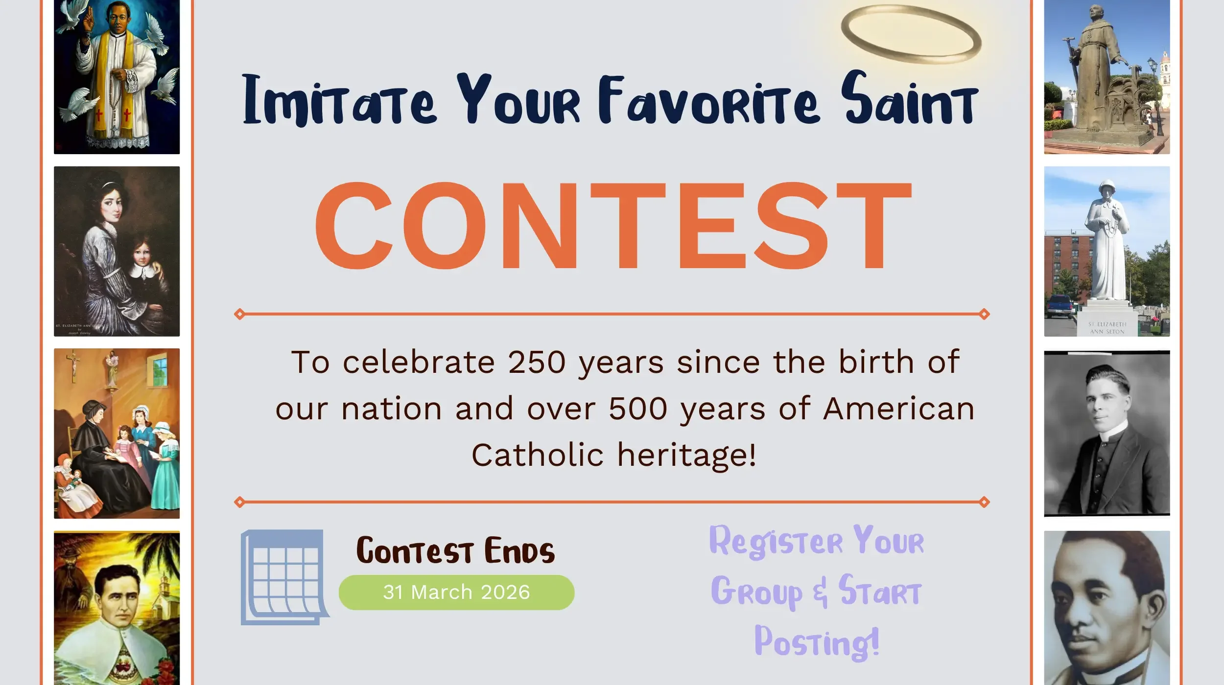 Imitate Your Favorite American Saint Contest