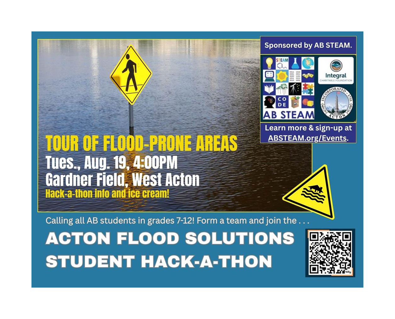 Acton Flood Solutions Hackathon Launch — Let’s Tackle Flooding Together!