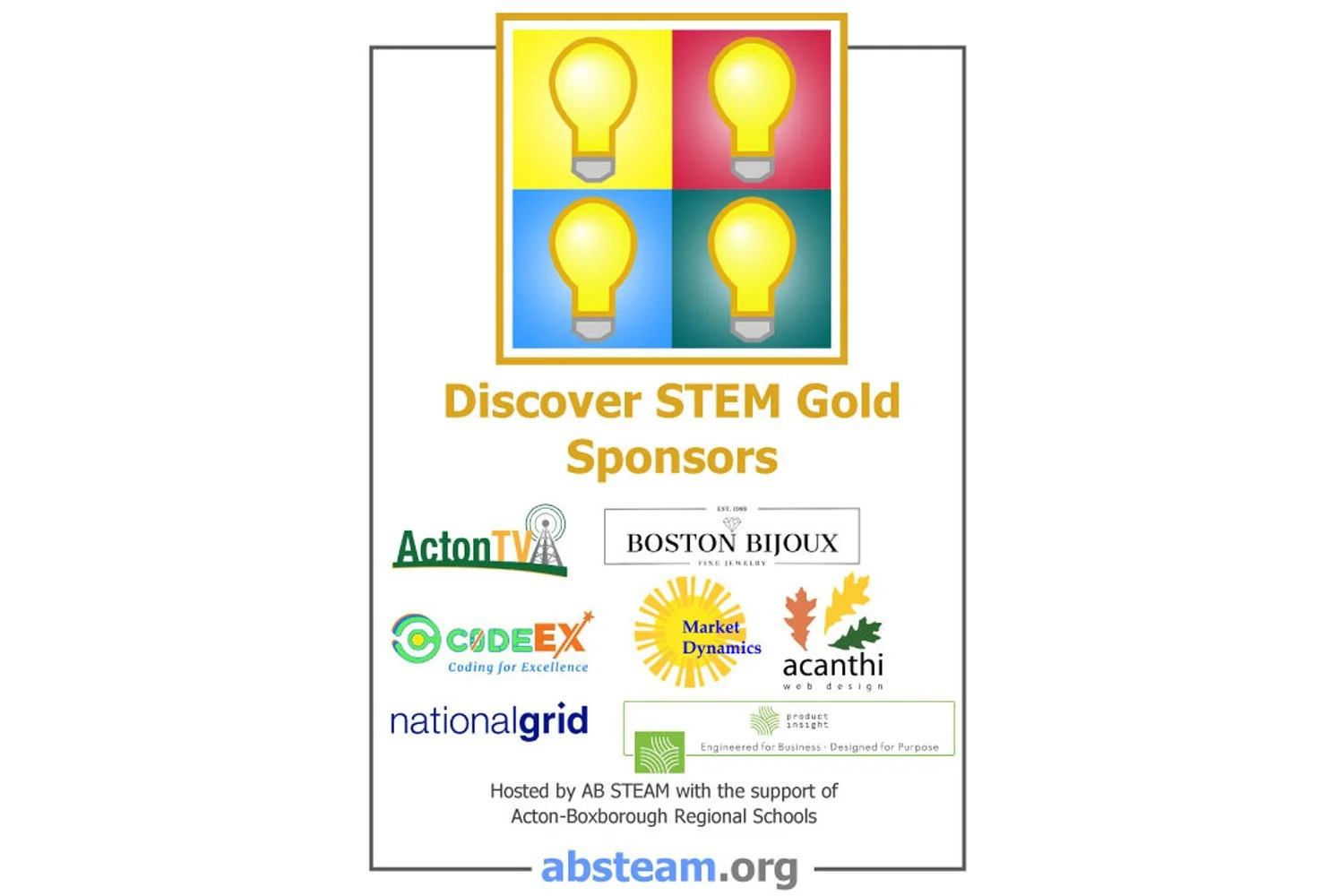 DiscoverSTEM 2025 Gold Sponsors