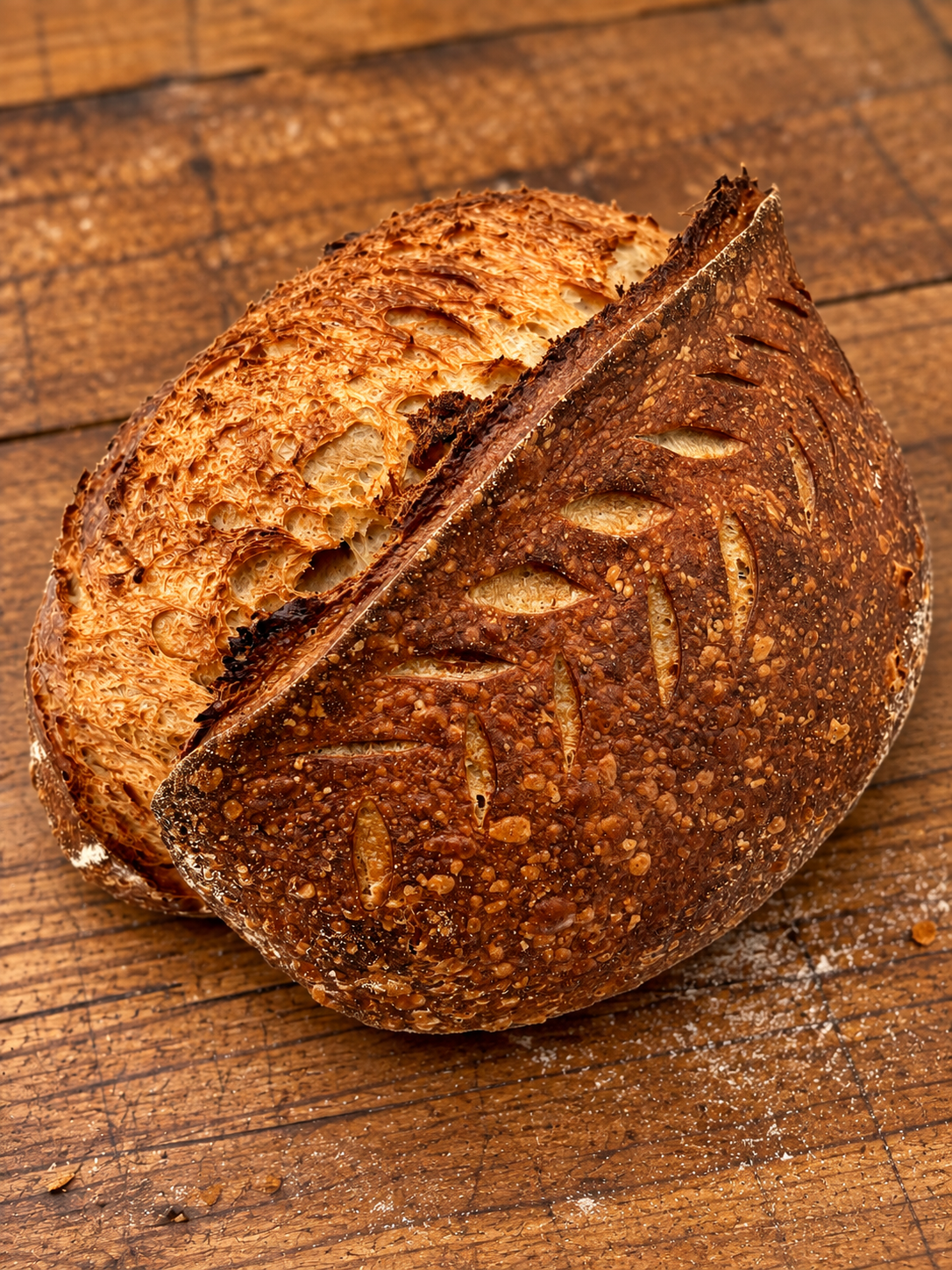Rustic Artisan Sourdough Loaf.png