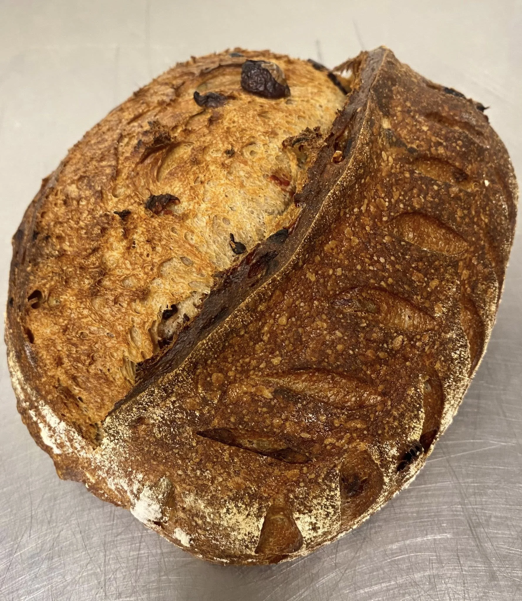 Olive & Sundried Tomato Sourdough