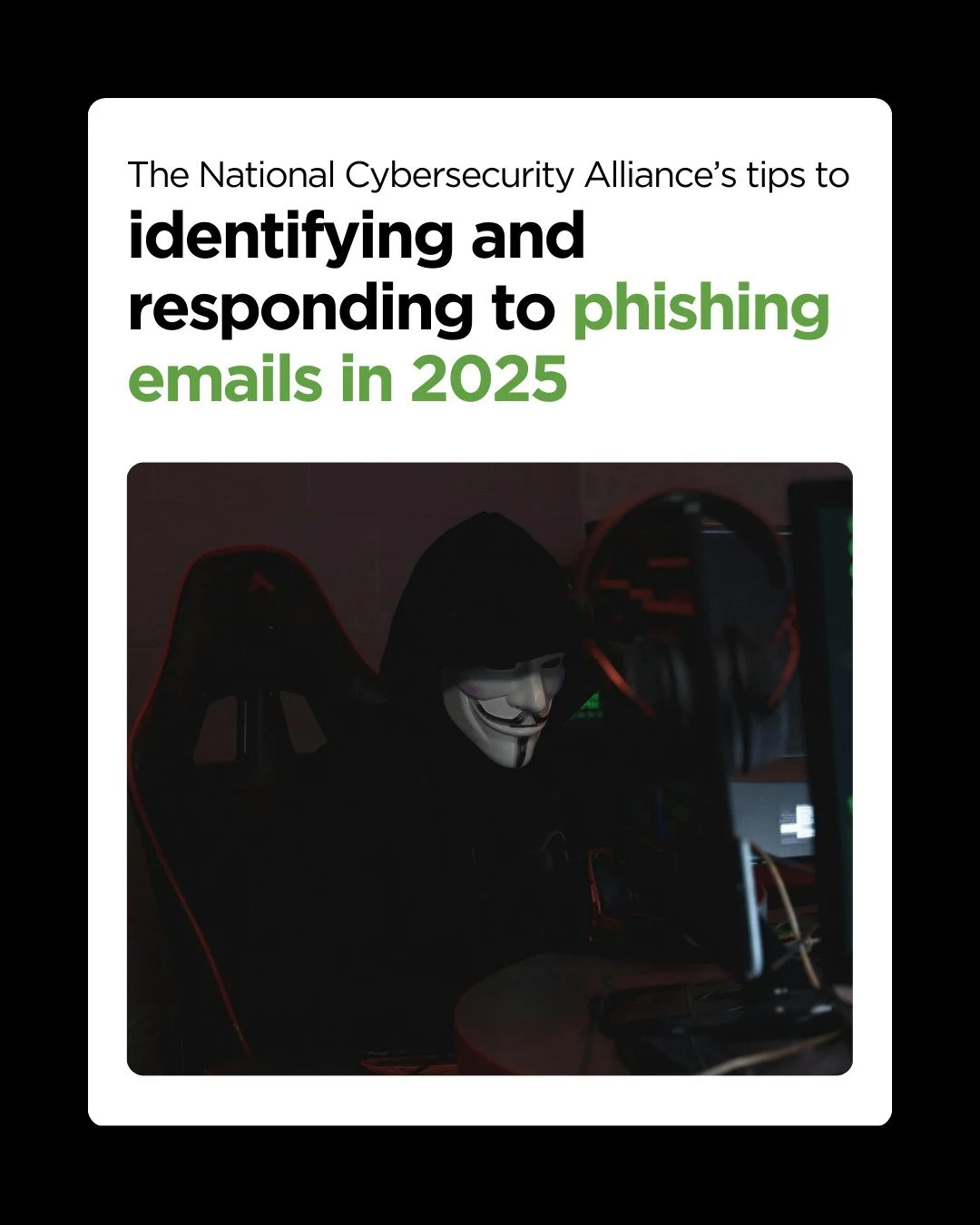 Phishing emails are getting sneakier in 2025. They either hype you up with a fake &ldquo;win&rdquo; or try to scare you into clicking.

If an email makes you excited or panicked, pause before you react. Take a closer look. 
 &bull; Do the links look 