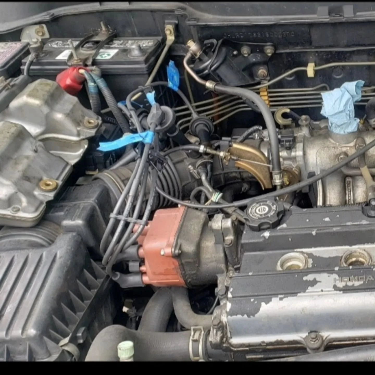 Honda CR-v B20 needed some love
Timing belt with all the fun stuff

#honda #b20 #smallbusiness #needsvtec #vtec #technician #crv