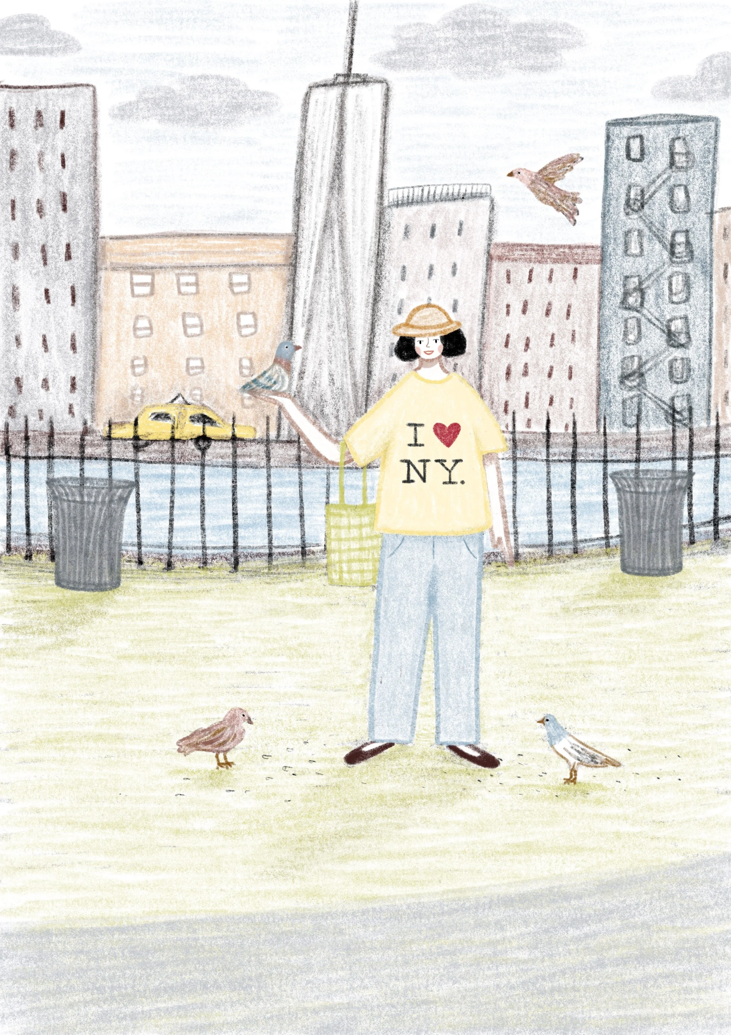 Wherever you go, pigeons will follow