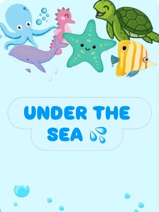 Our theme for the past week
🐟🐠🐡🌊 🐬🐳🐙🪸🪼🦈🐚🦀🦐🦑🦞

We had such a wonderful and busy week exploring our theme: Sea Animals! The children had so much fun creating their very own whale, stingray, and puffer fish, while also learning about the 