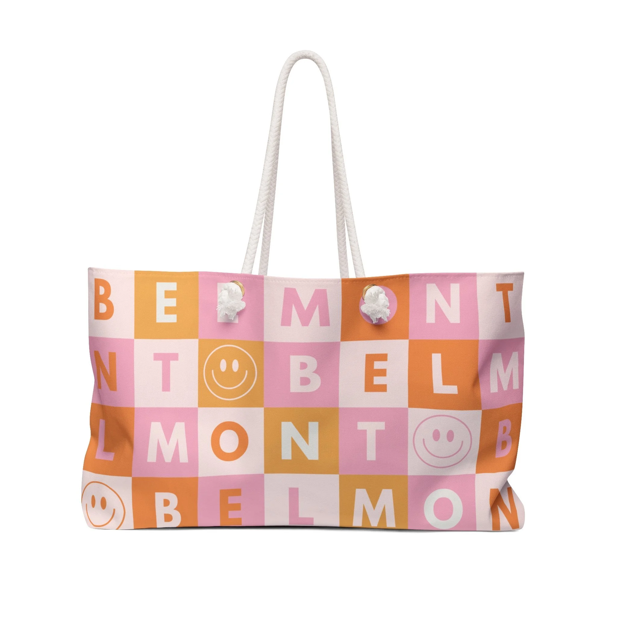 Belmont Tile Letters Tote Bag - 24x13"