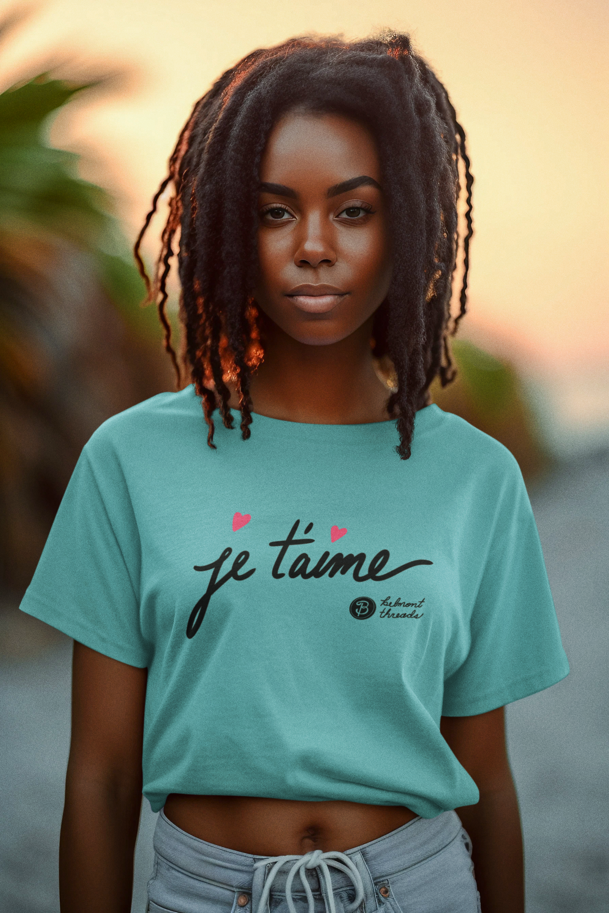 Je t'aime (I love you) Women's Boxy Tee