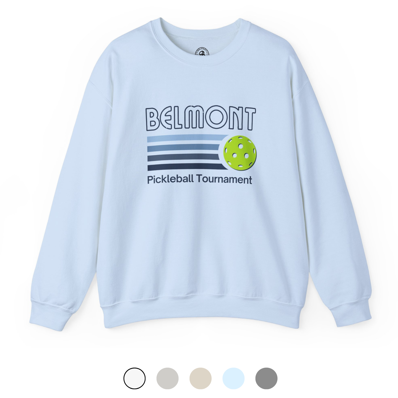Belmont Pickleball Tournament Crewneck Sweatshirt, Unisex Fit