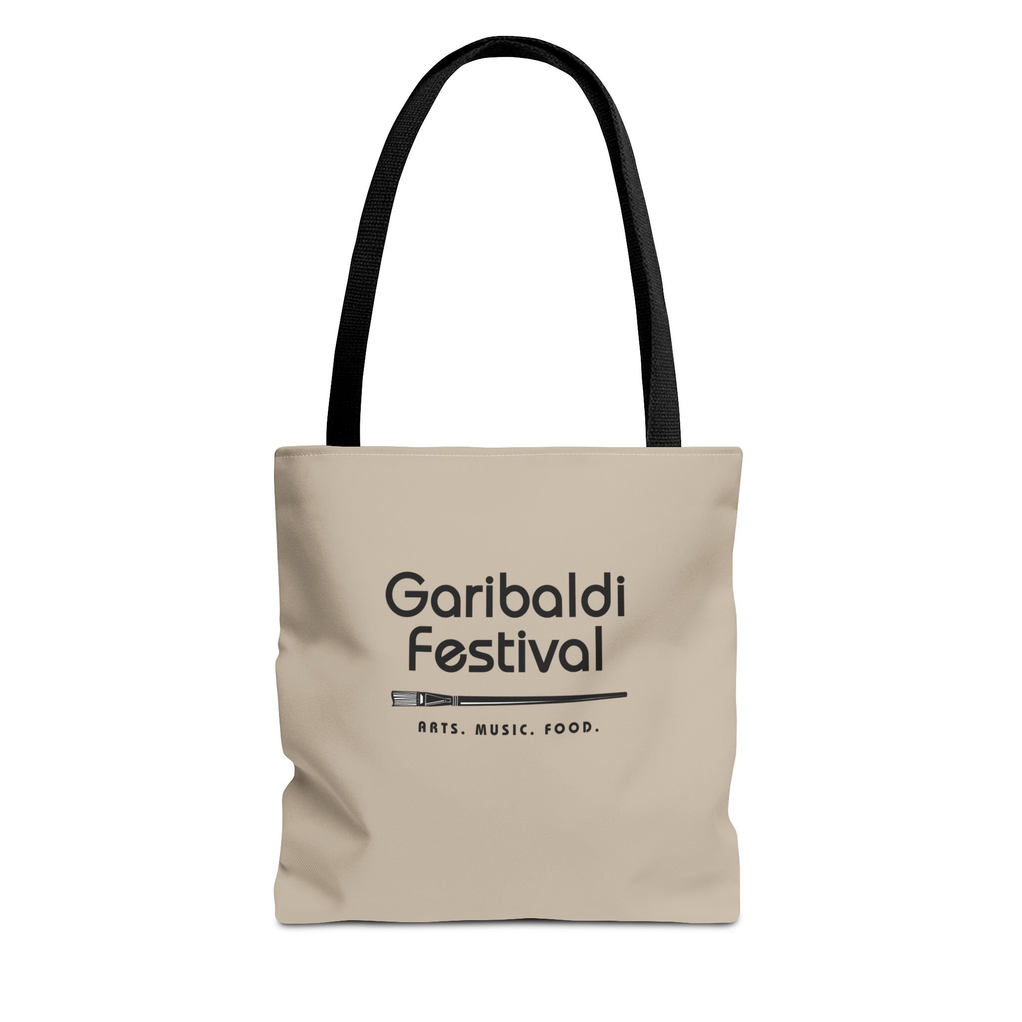 Tote bag with "Garibaldi Festival" logo and text