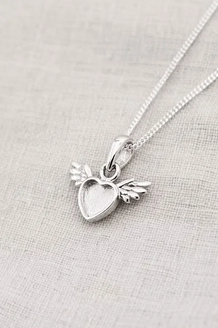 Winged Heart Pendant