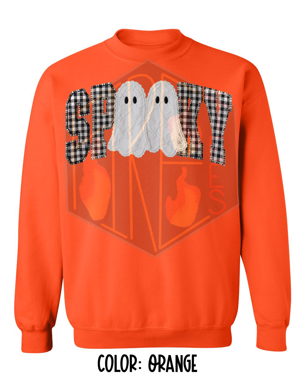 Spooky Ghosts Gildan Crew Neck