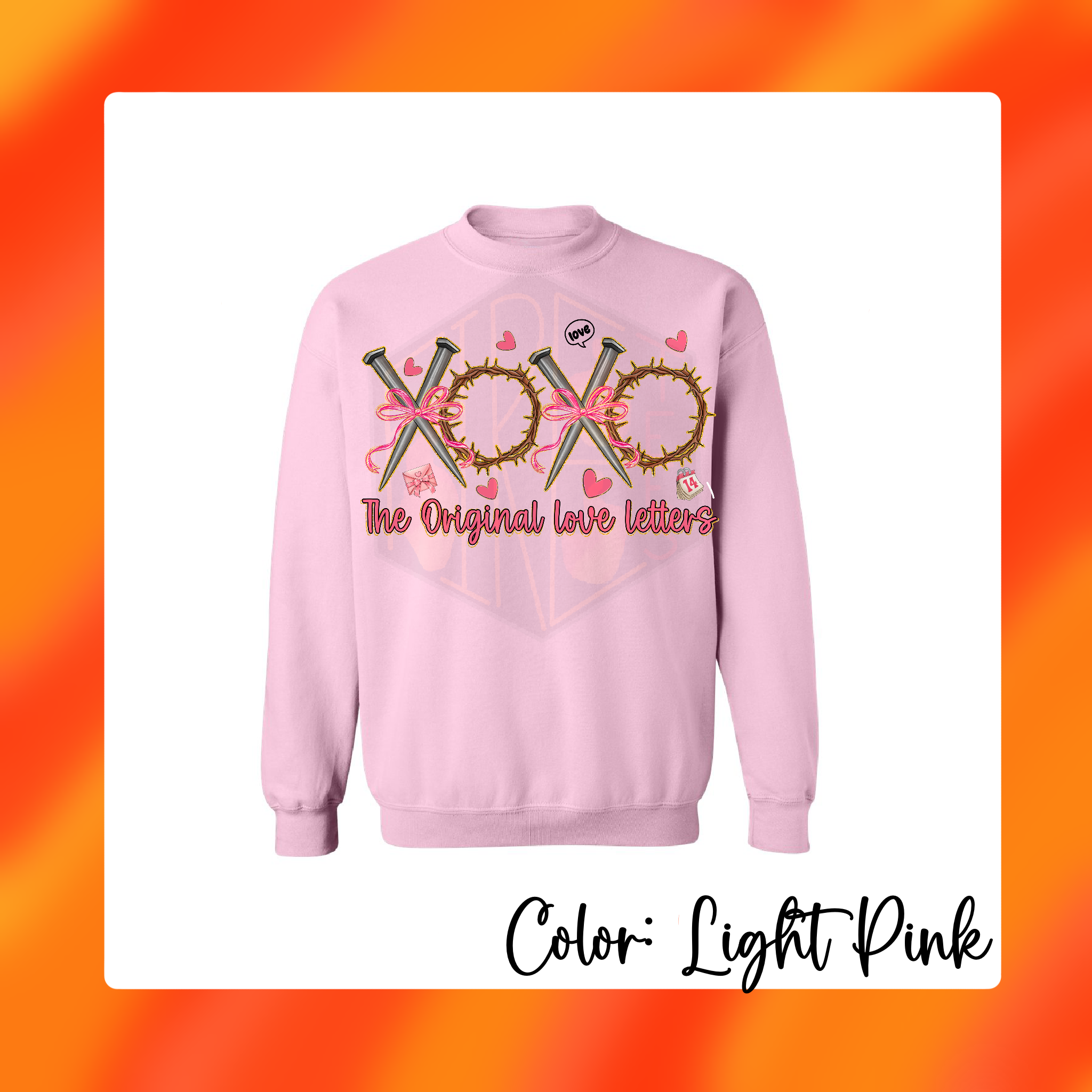 XOXO The Original Love Letters Valentines Apparel