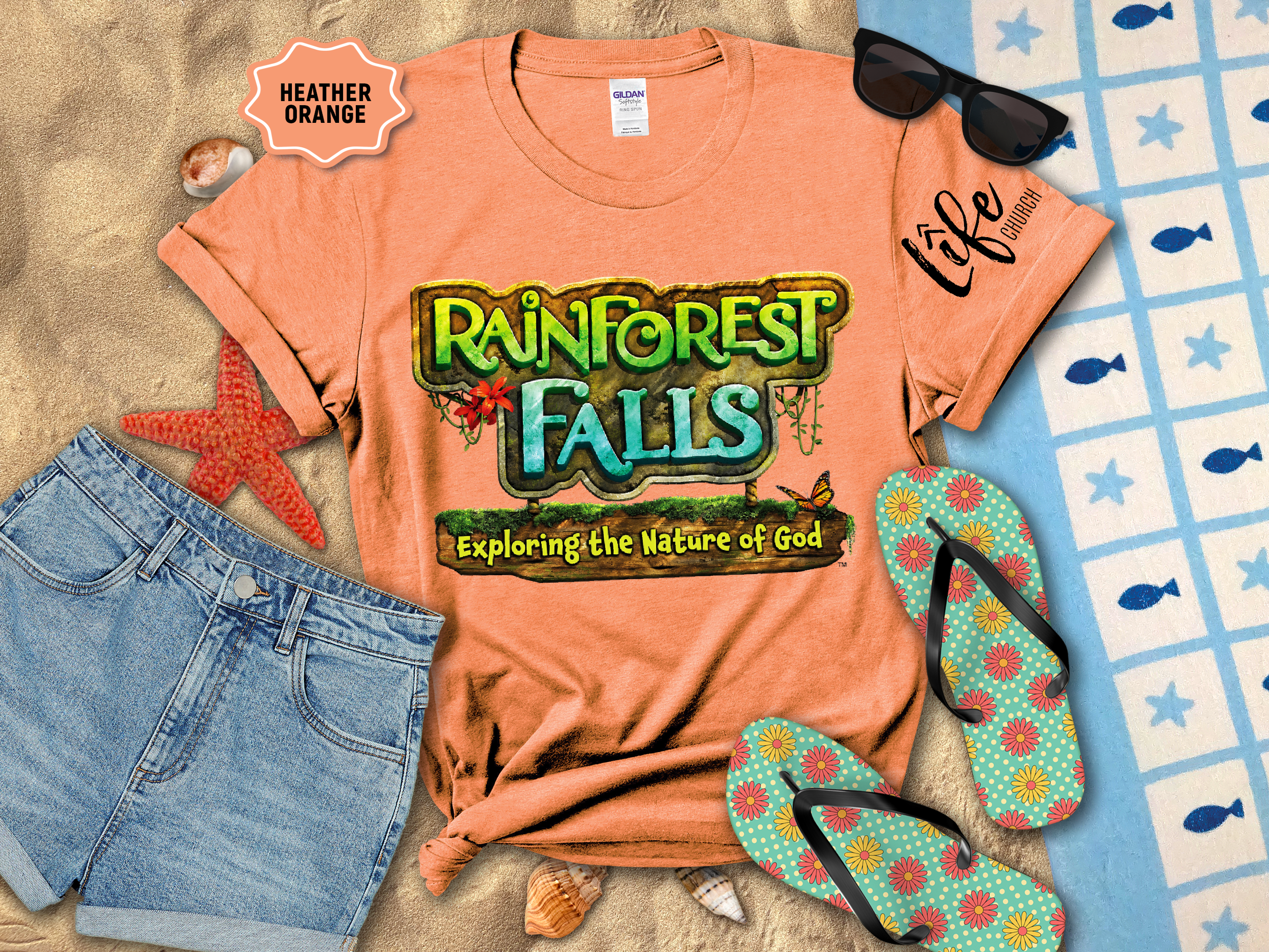 Life Church VBS Shirt – Rainforest Falls🌿🌊