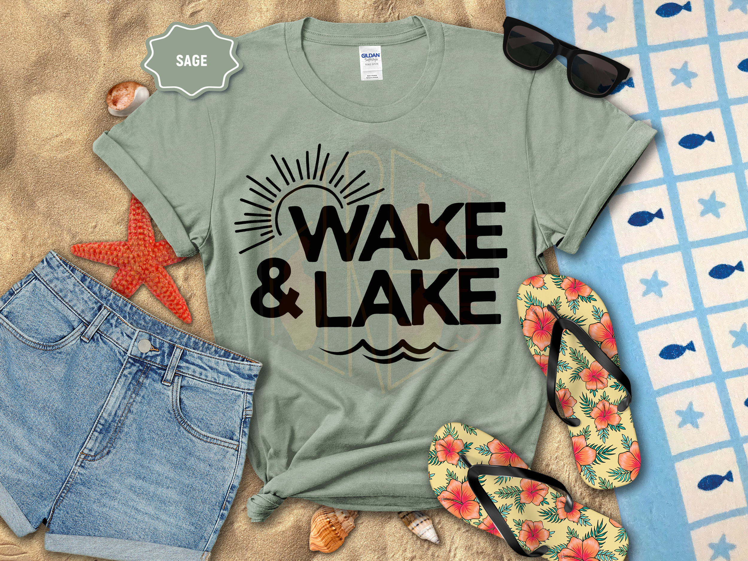 Wake and Lake T-Shirt