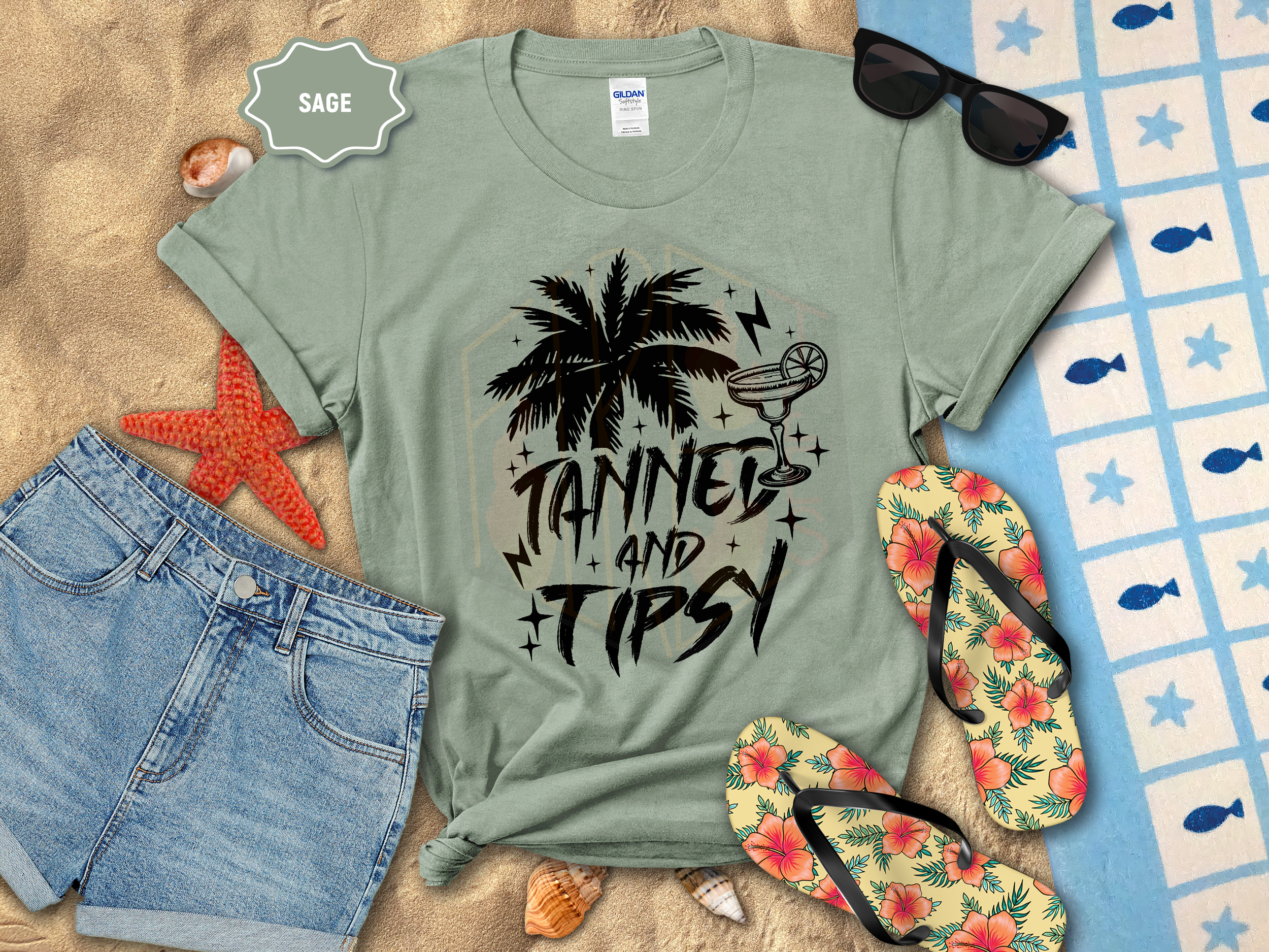 Tanned and Tipsy T-Shirt