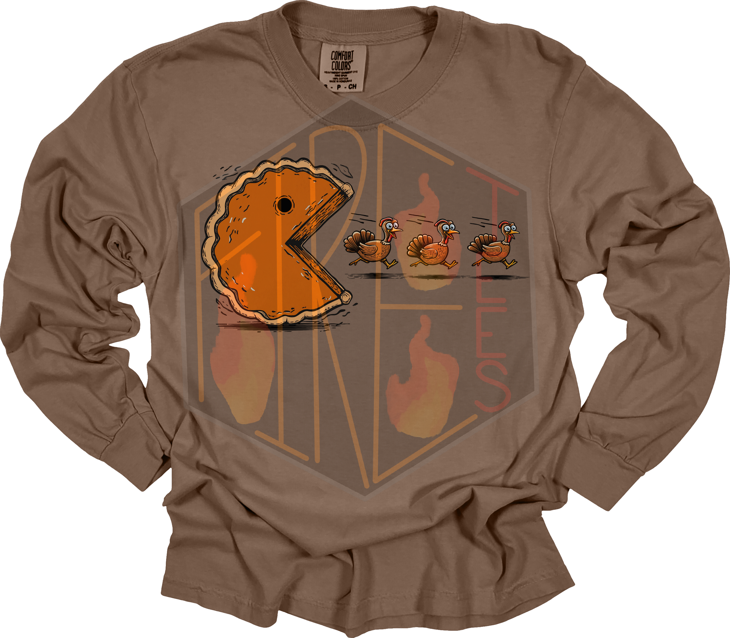 Pie Chasing Comfort Colors Long Sleeve