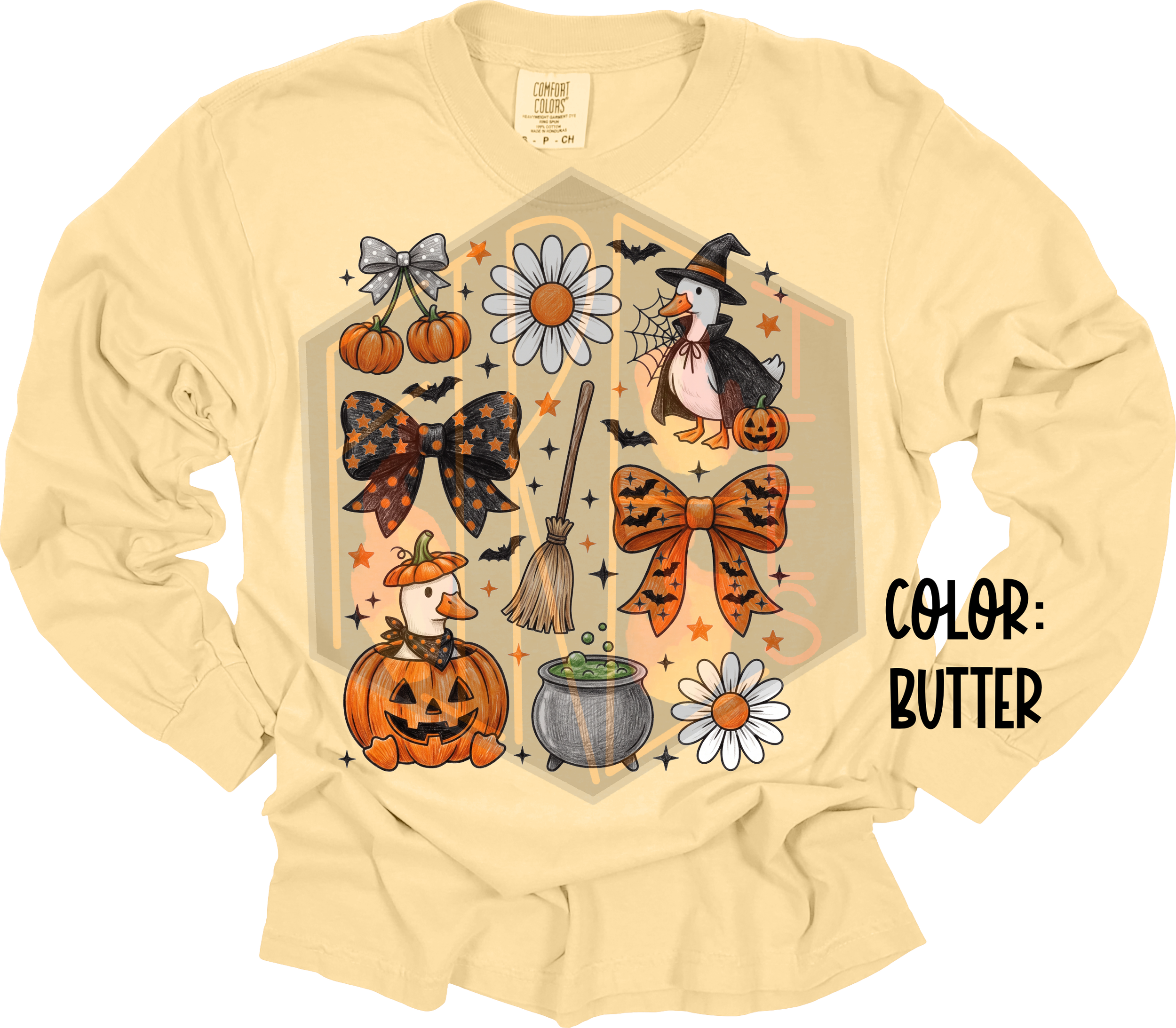 Halloween Goose Comfort Color Crew