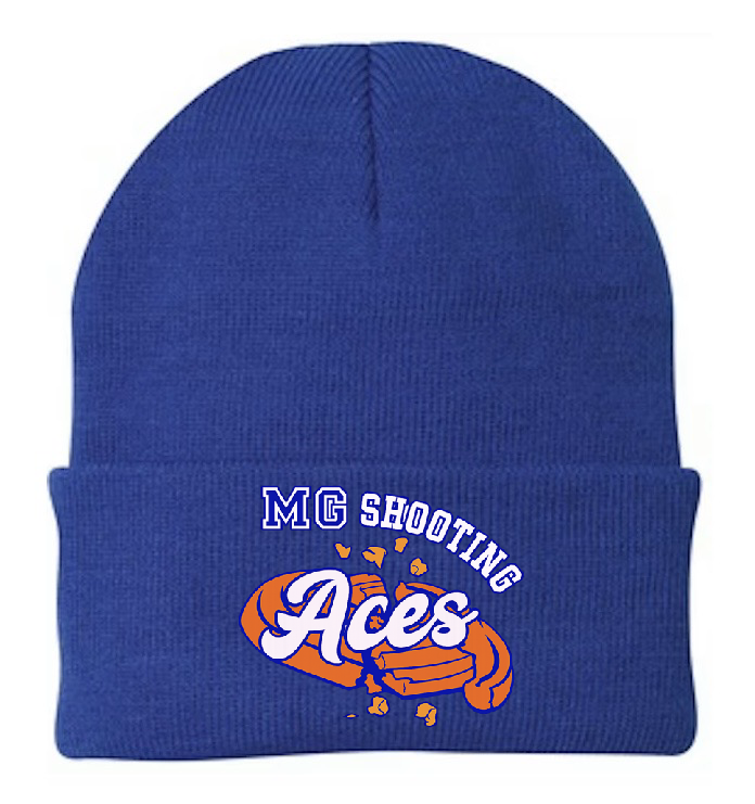 Mulberry Grove Aces Trap Shooting Embroidered Beanie