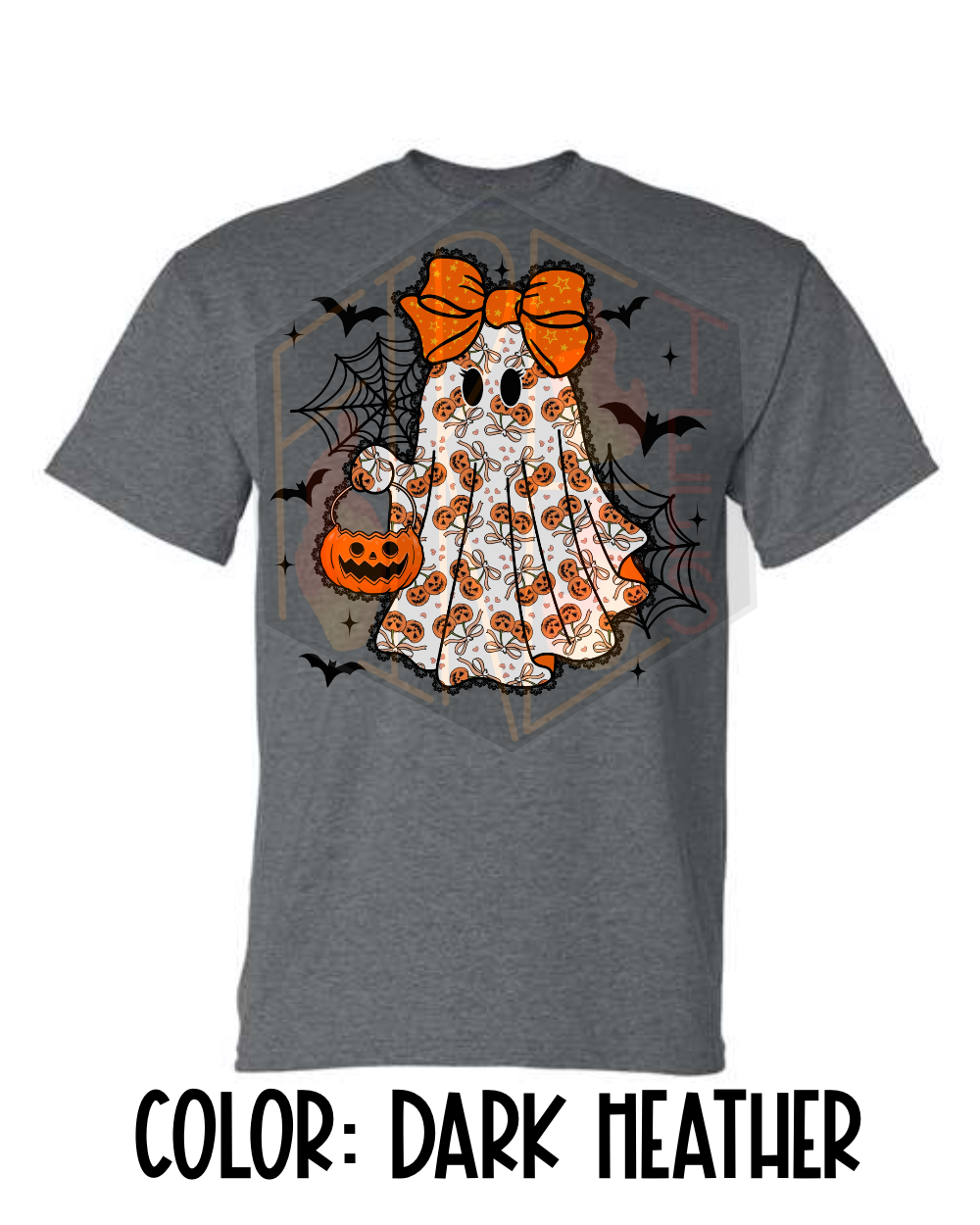Girl Pumpkin Ghost Gildan T-Shirt