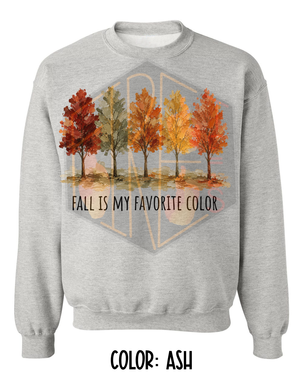Fall is my Favorite Color Gildan Crew Neck