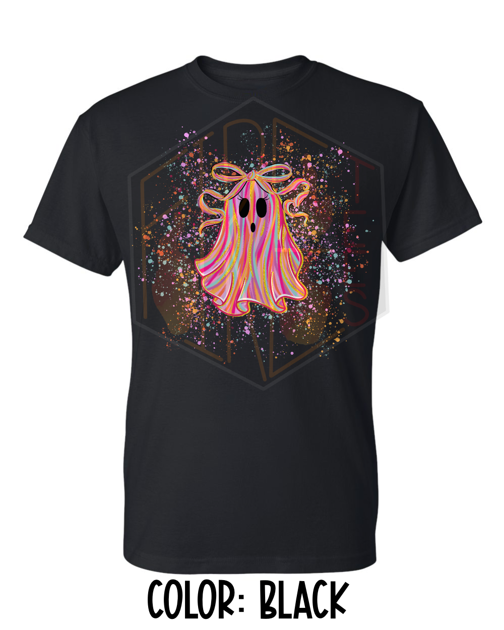 Pink Ghost Gildan T-Shirt
