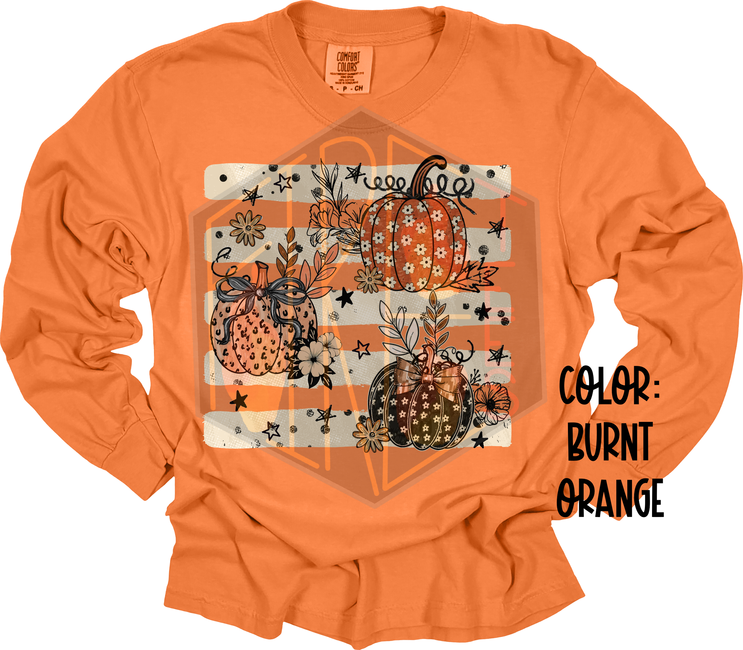 Pumpkins 7 Comfort Color Crew