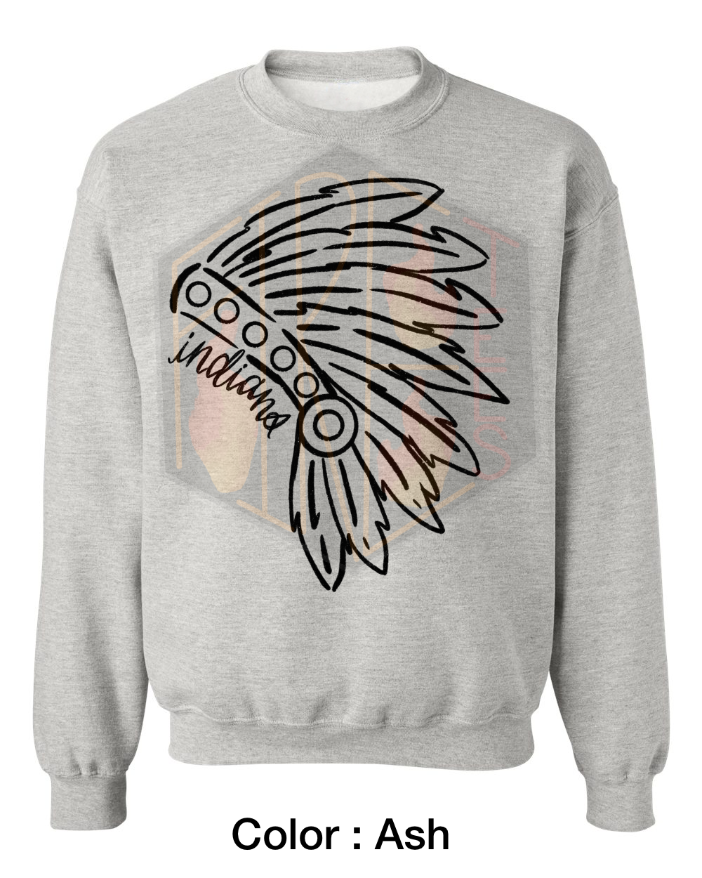 Solid Indians Gildan Crewneck