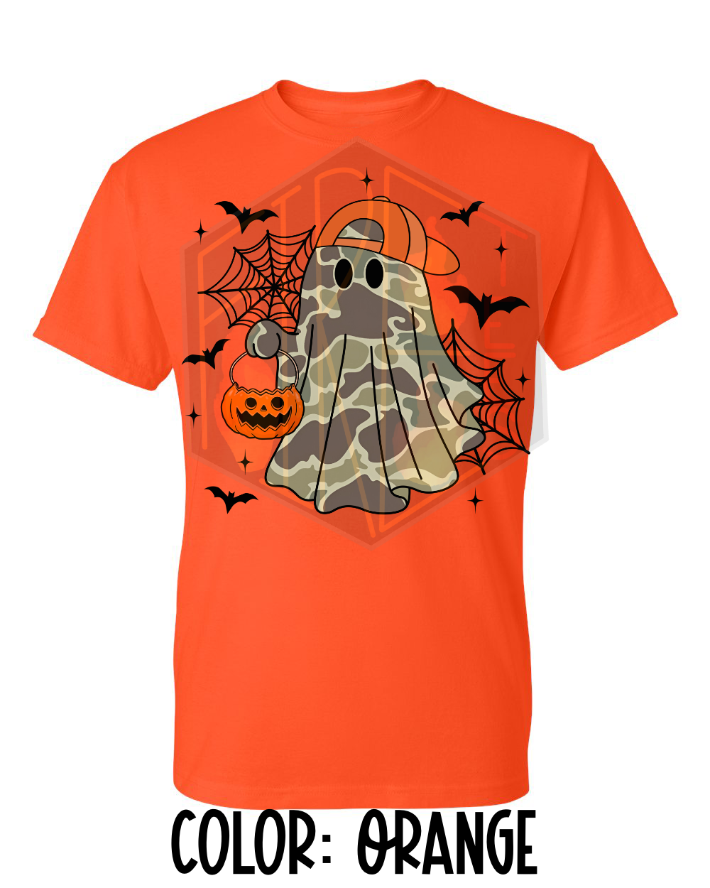 Boy Camo Ghost Gildan T-Shirt