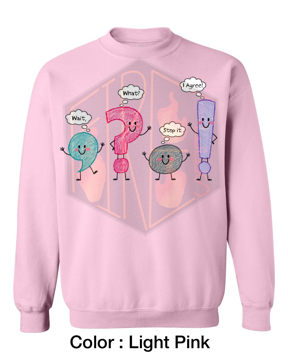 Grammar Teacher Gildan Crewneck